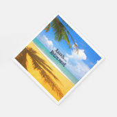 Aaah...pensioen en ontspanning servet (Hoek)