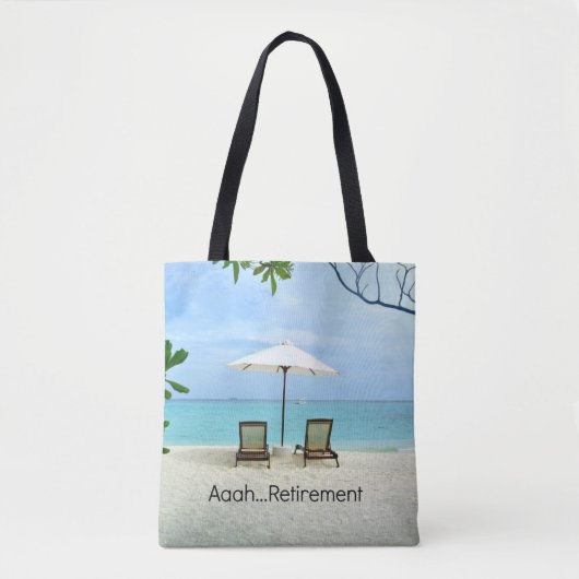 Aaah...pensioen Tote Bag (Voorkant)