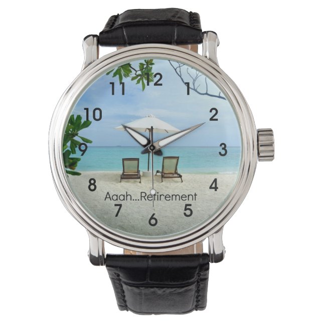 Aaah...Pensioenuitkering Horloge (Voorkant)