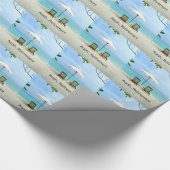 Aaah... pensionering, populair design, cadeaupapier (Hoek)