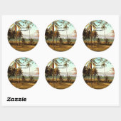 Aaah.. Retirement, Florida Scene, Ronde Sticker (Vel)