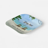 Aaah.. SJABLOON bij pensionering Papieren Bordje (Gebogen)