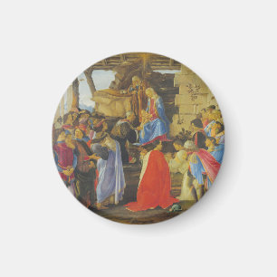 Aaanbidding der Wijzen door Sandro Botticelli 1475 Magneet