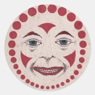 Aaargh! Sinister Clown! Ronde Sticker