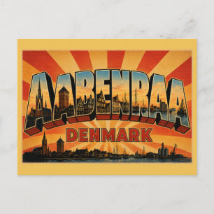Aabenraa Denemarken Kerk Briefkaart
