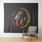 AAC - 332e Vuurgroep - 12e AF - Rode nagels Wandkleed (In Situ (horizontaal))