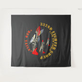 AAC - 332e Vuurgroep - 12e AF - Rode nagels Wandkleed (Voorkant (horizontaal))