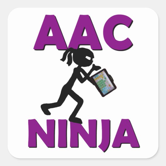 AAC Ninja Stickers (Voorkant)