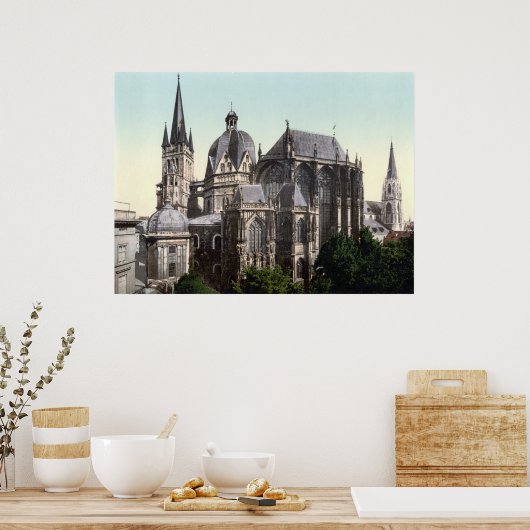 Aachen Cathedral Poster (Keuken)