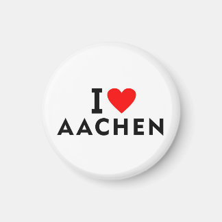 Aachen Germany love city heart like travel Magneet