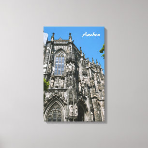 Aachen omwikkeld doek canvas afdruk