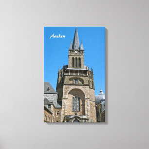 Aachen omwikkeld doek canvas afdruk