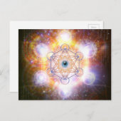 "Aad Guray Name"-Protect Mantra-Merkaba Briefkaart (Voorkant / Achterkant)