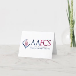 AAFCS-notitiekaarten Bedankkaart