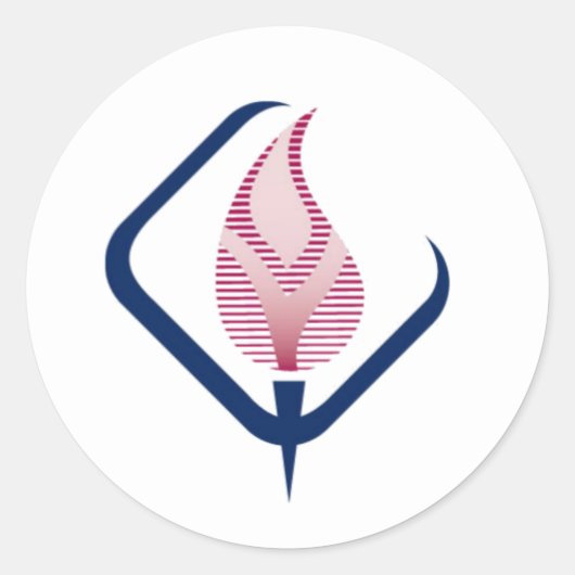 AAFCS-Stickers Ronde Sticker (Voorkant)