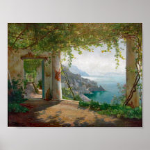 Aagaard Loggia Amalfi Italy Painting