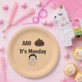 AAh S &%# Het is maandag papier Bord (Feest)