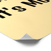 AAh S &%# Het is maandag Poster (Hoek)