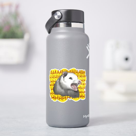 AAHHnimal - Opossum Sticker (HydroFlask)
