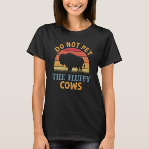 Aai de Fluffy Koeien Niet Mannen Vrouwen Zonsonder T-shirt