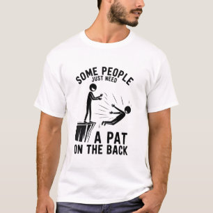 Aai Over De Schouder Grappig Volwassene Sarcasme T-shirt