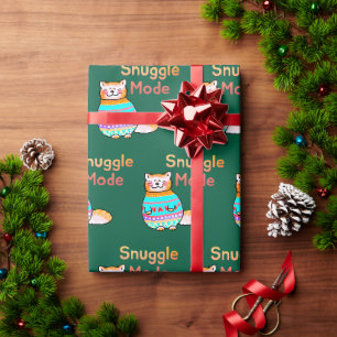 Aaiable Schattige Katten Knuffelmodus Cadeaupapier