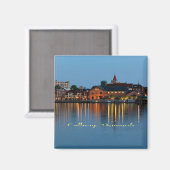 Aalborg, Deense schilderachtig foto, Magneet (Voorkant / Achterkant)