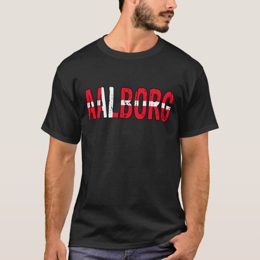 Aalborg, Denemarken T-shirt (Voorkant)