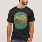 Aalborg Denmark Cityscape T-shirt (Voorkant)