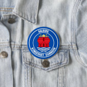 Aalborg Round Emblem Ronde Button 7,6 Cm (In situ)