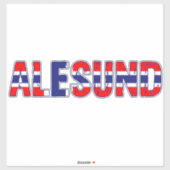 Aalesund Norway Sticker (Vel)