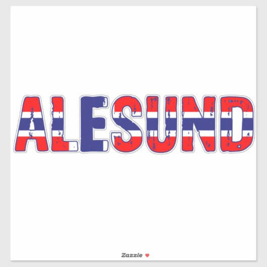 Aalesund Norway Sticker (Vel)