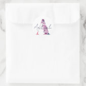 Aaliyah Nom Autocollant Personnalisé Filles Étique (Sac)