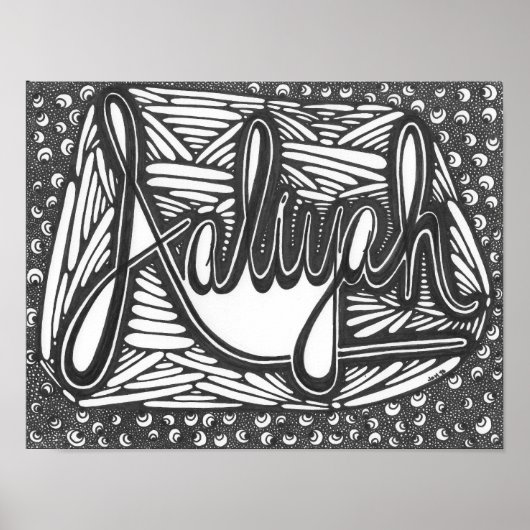 Aaliyah Poster (Voorkant)