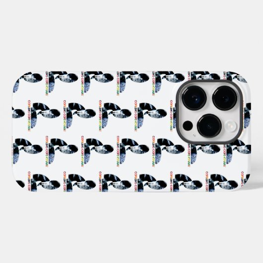 aalscholver Case-Mate iPhone case (Achterkant (horizontaal))
