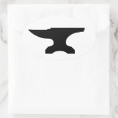 aambeeld ovale sticker (Tas)