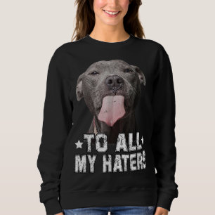 Aan al mijn liefhebbers schitterende Pitbull Honde Trui