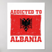 Aan Albanië gericht | Albanese Balkancadeautjes Poster (Voorkant)