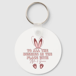 aan alle konijntjes hier met stijl en klasse sleutelhanger