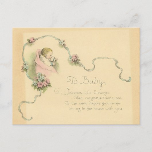 Aan Baby Briefkaart (Voorkant)