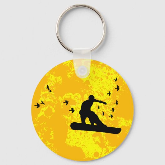 aan boord met vogels. sleutelhanger (Voorkant)