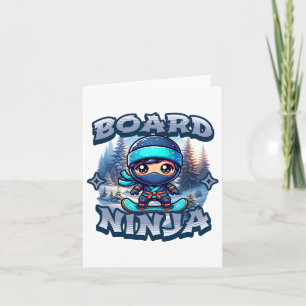 Aan boord Ninja Snowboard Ninja Snow Rider Snowboa Kaart