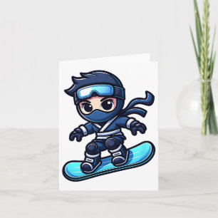 Aan boord Ninja Snowboard Ninja Snow Rider Snowboa Kaart