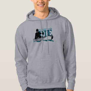 aan boord of sterven. skelethouder. hoodie