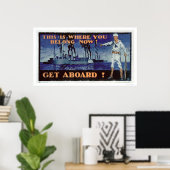Aan boord! (US02156) Poster (Thuiskantoor)