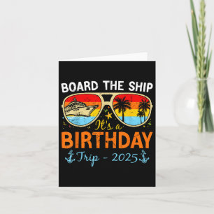 Aan boord van het schip Het is een verjaardagsreis Kaart