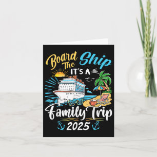 Aan boord van het schip is een familie reis cruise kaart