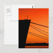 Aan boord van T.S. Kennedy Briefkaart (Voorkant / Achterkant)