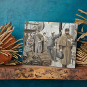 Aan boord van Tilbury, van 'P & O Pencillings' Fotoplaat (Zijkant)