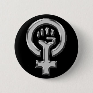 Aan-dameschroomknop Ronde Button 5,7 Cm
